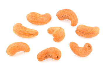 Cashew nut isolated on white background