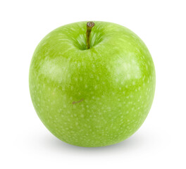 green apple isolated on white background.