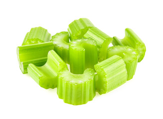 celery isolated on white background
