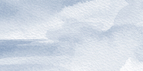 Abstract painting. Watercolor texture in cyanotype monochrome blue . Modern art landscape. Painted background, concept of sky, snow, ice