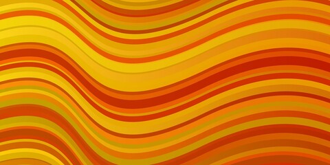 Light Orange vector background with wry lines.