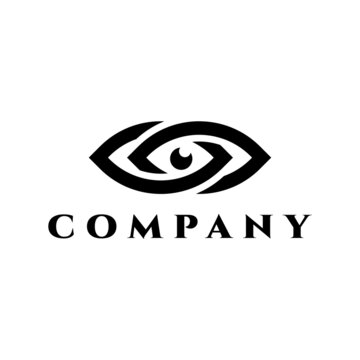 eye infinity logo design