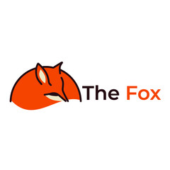 Fox Silhouette Vector Logo