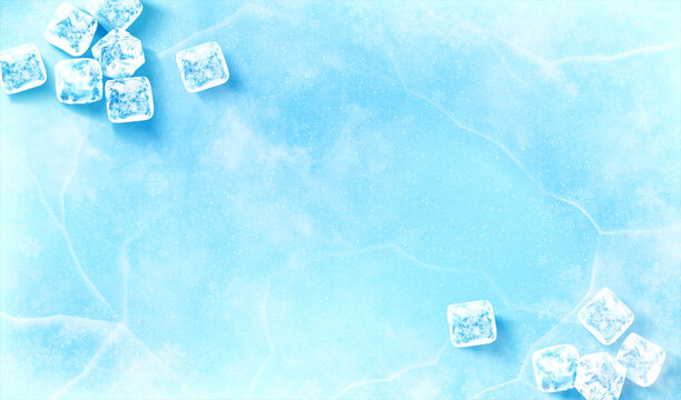 Icy surface background