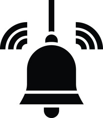 Fototapeta premium Bell Vector Icon Design Illustration