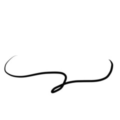 Simple handwritten speech bubble, black, no fill
