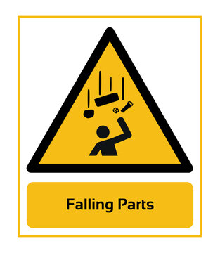 Flling Parts. Warning Signs. ISO 7010 Sign. Signs of Danger And Alerts. Caution Signs.