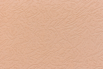 Brown coffee light color plaster wall abstract pattern coarse surface rough texture stucco background