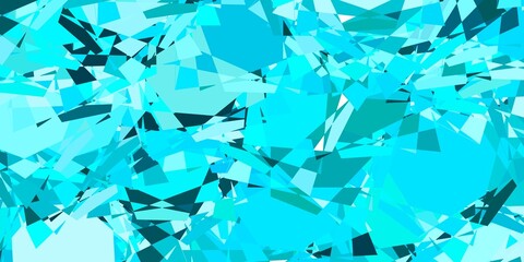 Light BLUE vector texture with random triangles.