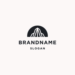 Mountain logo icon design template