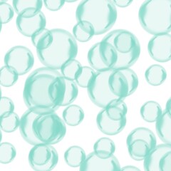 abstract background with transparent bubbles