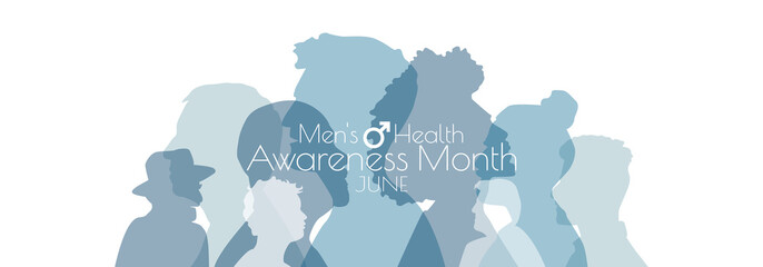 Men's Health Awareness Month banner.