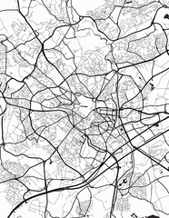 Obraz premium Montpellier France City Map