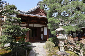 旧竹林院の庭園