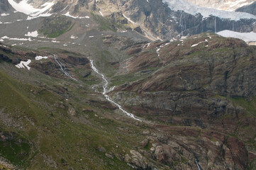 Fellaria Glacier. Valmalenco, Italian Alps