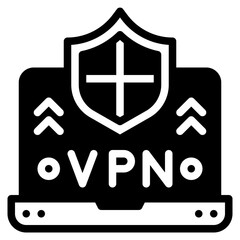 vpn glyph icon