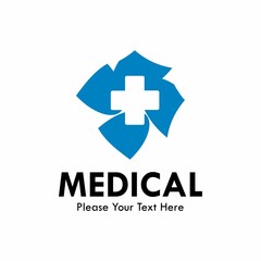 Obraz premium Medical design logo template illustration