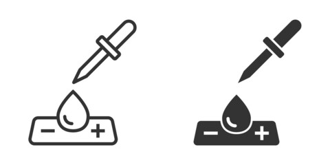 Coronavirus rapid test icon in flat style. covid-19 vector illustration on isolated background. Medical diagnostic sign business concept.