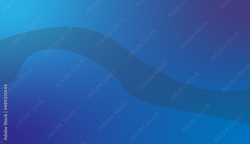 Poster abstract background of dark blue gradient colors with elegant wave. abstract background illustration
