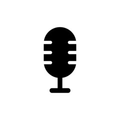 radio mic icon on white background