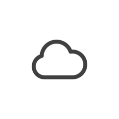 Cloud line icon