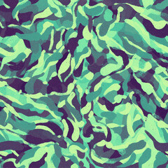 Abstract khaki seamless pattern. Digital background for textile fabric.