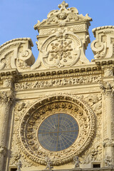 Obraz premium Lecce: Santa Croce church, in Baroque style