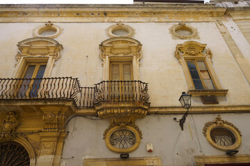 Old palace of Galatina, city in the Lecce province, Apulia