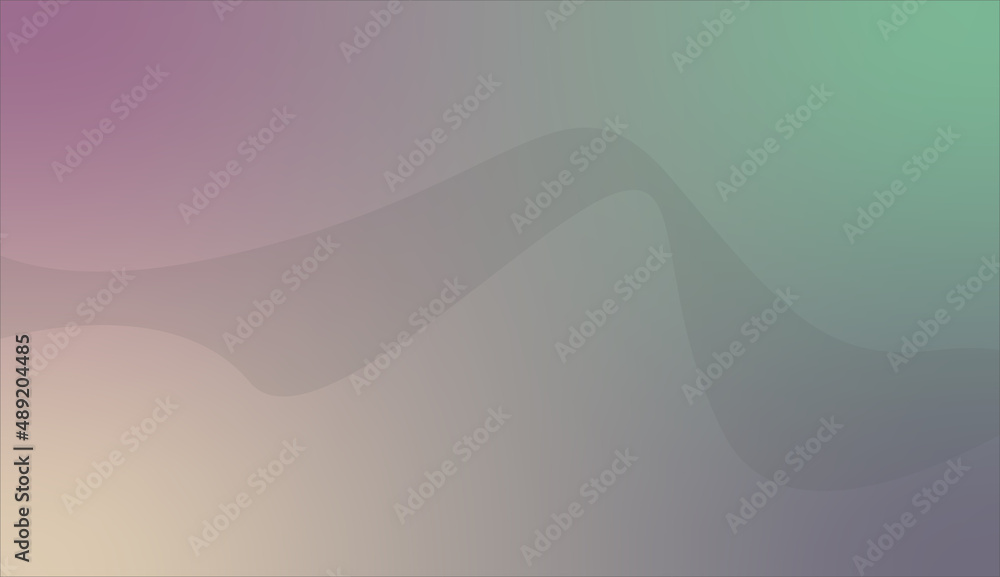 Poster abstract background of elegant light gradient colors with wave. abstract background illustration