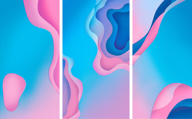 Background, bright colors pink and blue