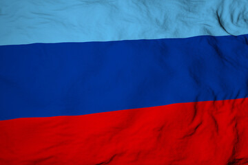 Luhansk flag in 3D rendering