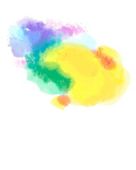 abstract picturesque spot as a frame for text, element