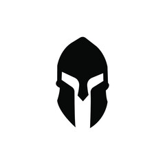 vector sign : Simple Spartan Helmet Silhouette