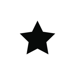 icon vector : simple, flat star