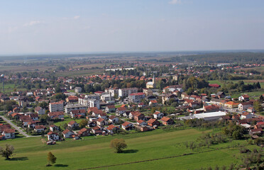 Fototapeta na wymiar Grubisno Polje is a town in Bjelovar Bilogora County, Croatia