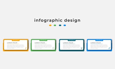Steps Timeline Infographics Design Template