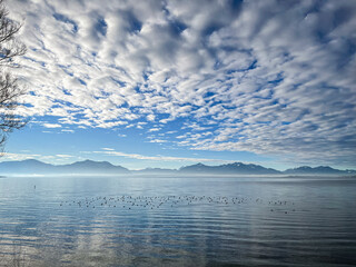 Wolken überm Chiemsee