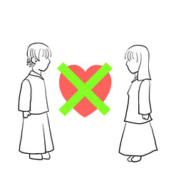 愛を持たないカップル