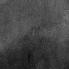 Black and White Hand Drawn Watercolor Abstract Background.