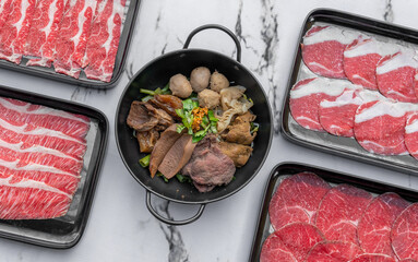 Noodles, Beef and Meat Dishes, Chuck Flat, Sirloin and Brisket