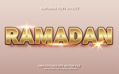 Ramadan Kareem Editable text effect