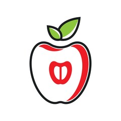 Apple logo template