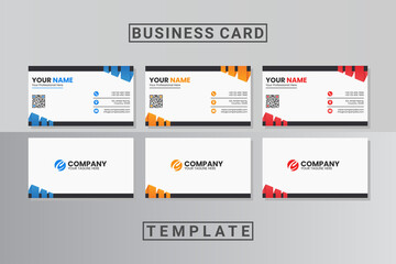 abstract business card template