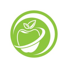 Apple logo template