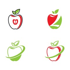 Apple logo icon set