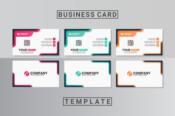 abstract business card template