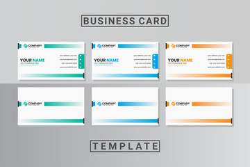 abstract business card template