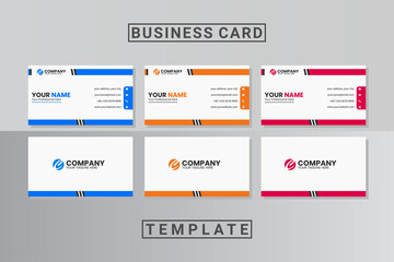 abstract business card template