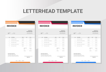 Modern and clean invoice template