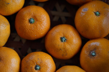 Japanese mandarin orange at home in winter season 3